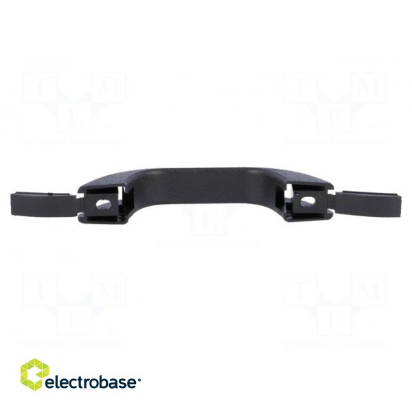 Handle | Mat: polypropylene | black | H: 18.7mm | L: 83.1mm | W: 13.7mm image 5