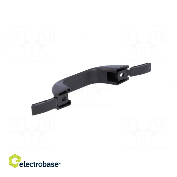 Handle | polypropylene | black | H: 18.7mm | L: 83.1mm | W: 13.7mm image 4