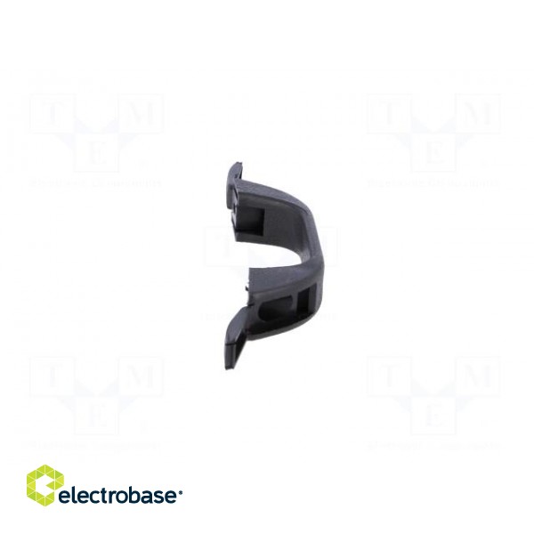 Handle | Mat: polypropylene | black | H: 18.7mm | L: 83.1mm | W: 13.7mm фото 7