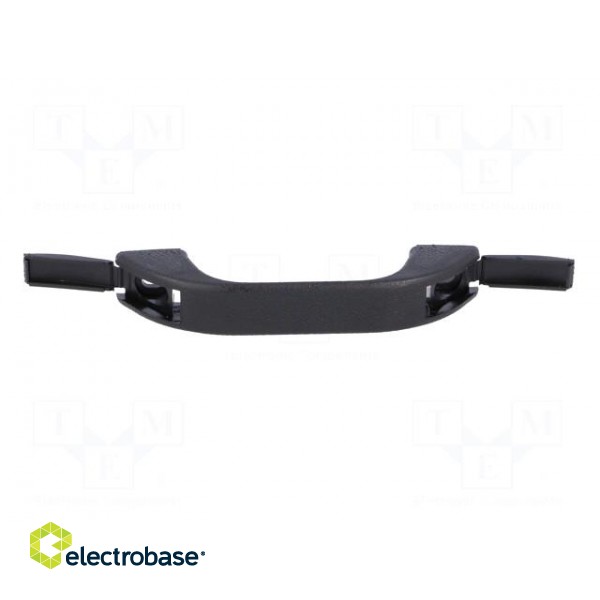 Handle | polypropylene | black | H: 18.7mm | L: 83.1mm | W: 13.7mm image 9