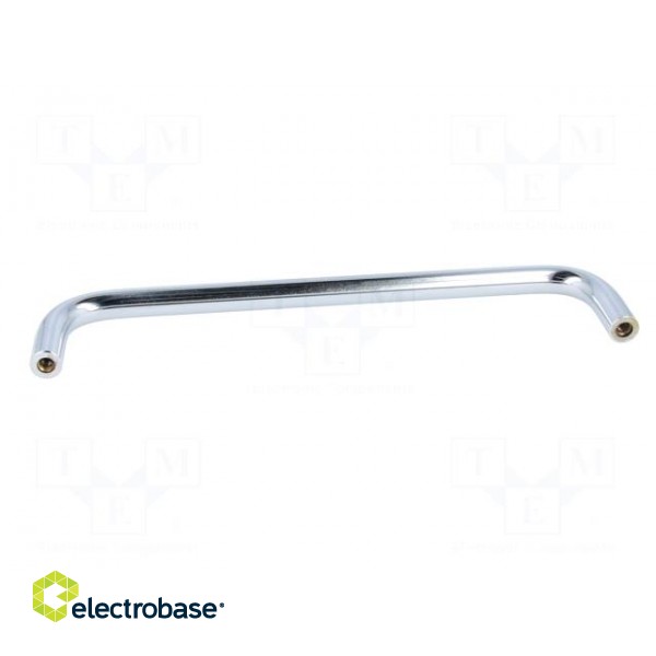 Handle | Mat: steel | chromium plated | H: 43mm | Mounting: M5 screw image 9
