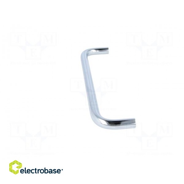 Handle | Mat: steel | chromium plated | H: 43mm | Mounting: M5 screw image 7