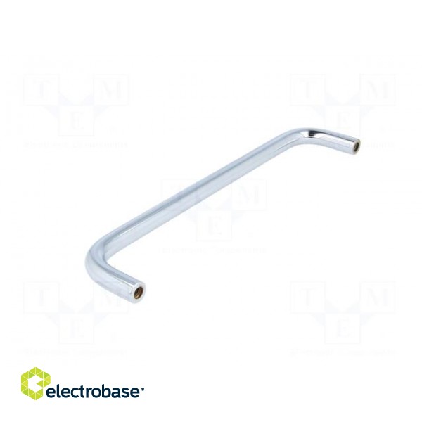 Handle | Mat: steel | chromium plated | H: 43mm | Mounting: M5 screw image 8