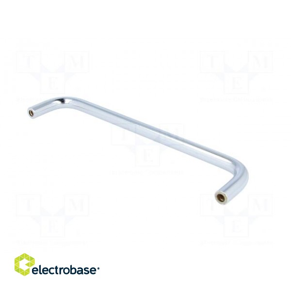 Handle | Mat: steel | chromium plated | H: 43mm | Mounting: M5 screw image 2