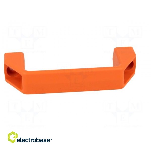 Handle | Mat: technopolymer (PA) | orange | H: 38mm | L: 109mm | W: 21mm image 5