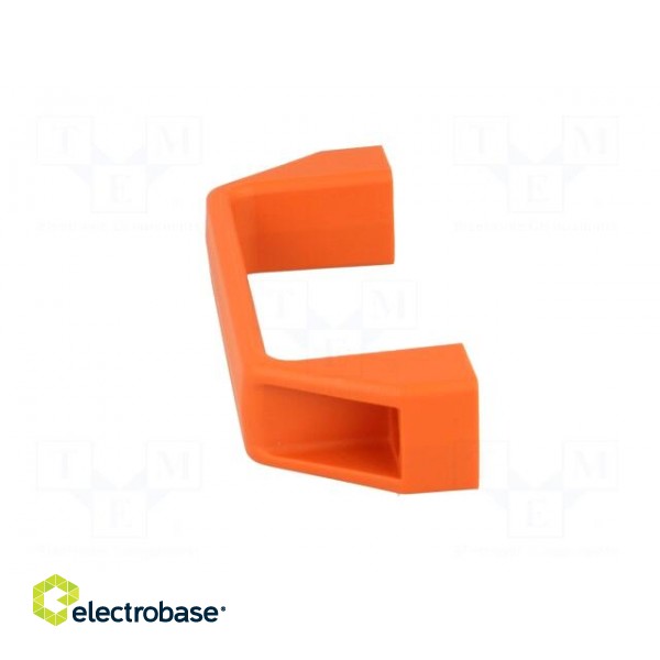 Handle | Mat: technopolymer (PA) | orange | H: 38mm | L: 109mm | W: 21mm фото 7