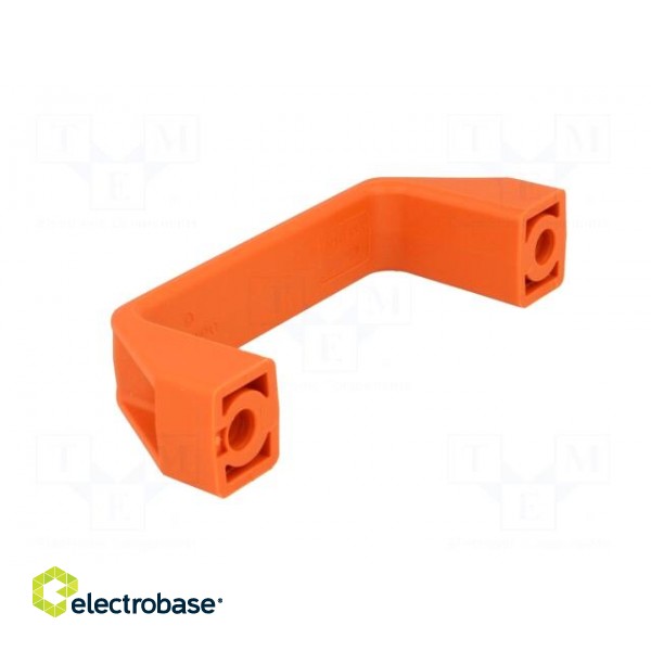 Handle | Mat: technopolymer (PA) | orange | H: 38mm | L: 109mm | W: 21mm фото 8