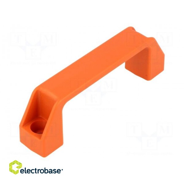 Handle | Mat: technopolymer (PA) | orange | H: 41mm | L: 137mm | W: 26mm фото 1