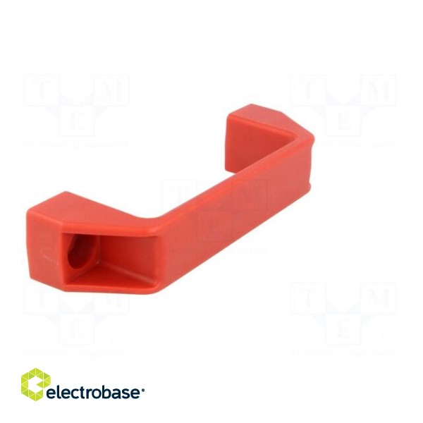 Handle | Mat: technopolymer (PA) | red | H: 41mm | L: 137mm | W: 26mm image 8