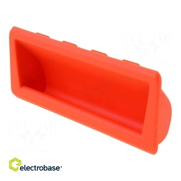 Holder | Mat: technopolymer (PA) | orange | L: 37mm | W: 92mm | F2: 0.5kN