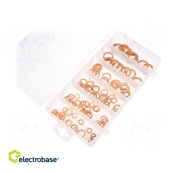 Copper pads | copper | inch | 110pcs. image 1