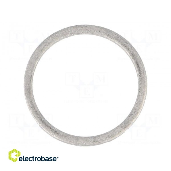 Gasket | aluminium | Thk: 1.5mm | Øint: 20mm | Øout: 24mm | DIN 7603