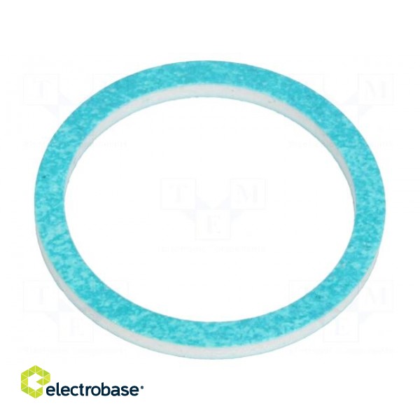 Gasket | composite | Thk: 1.5mm | Øint: 18.6mm | Øout: 22.5mm | PG11