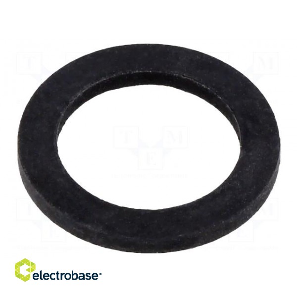 Gasket | CR rubber | Thk: 1.5mm | Øint: 11.8mm | PG7 | black | Entrelec