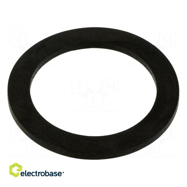 Gasket | NBR rubber | Thk: 1.5mm | Øint: 23.3mm | M25 | black | Entrelec