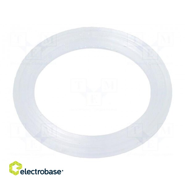 Gasket | polyetylene | Thk: 1.6mm | Øint: 12.1mm | Øout: 16.5mm | PG7