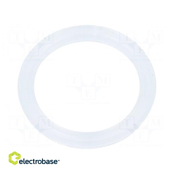 Gasket | polyetylene | Thk: 1.6mm | Øint: 14.7mm | Øout: 19mm | PG9