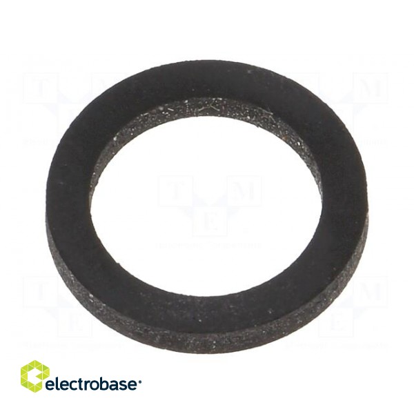 Gasket | rubber | Thk: 2mm | Øint: 12.5mm | Øout: 16.5mm | PG7