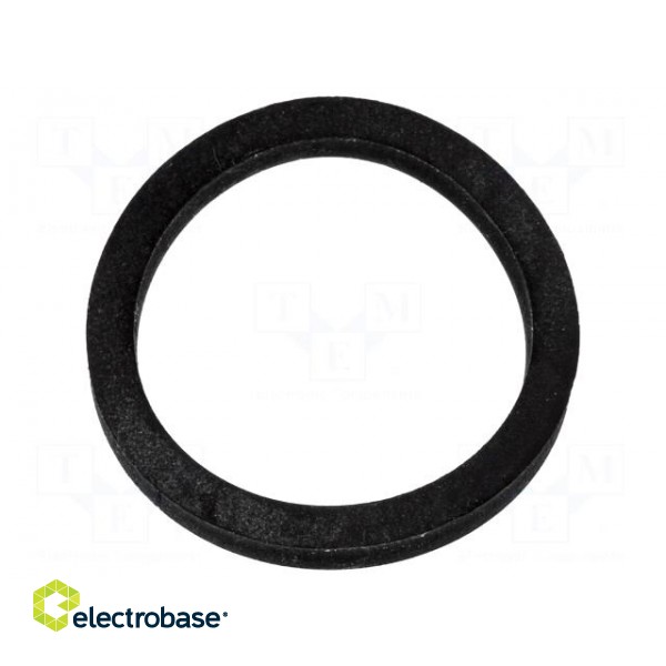 Gasket | NBR rubber | Thk: 3mm | Øint: 28.3mm | Øout: 33.5mm | PG21