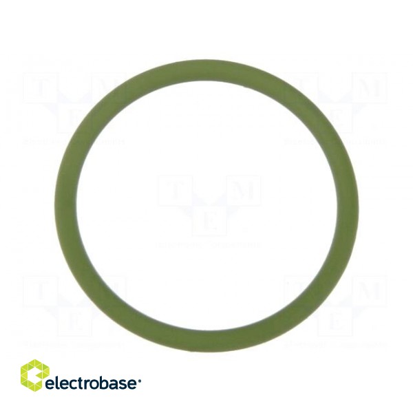 O-ring gasket | FKM | Thk: 1.5mm | Øint: 20mm | PG16 | green | -20÷200°C