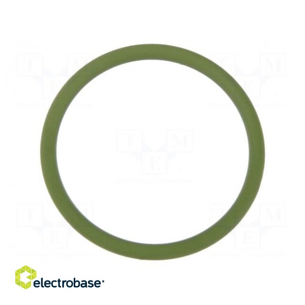 O-ring gasket | FKM | Thk: 2mm | Øint: 13mm | M16 | green | -20÷200°C