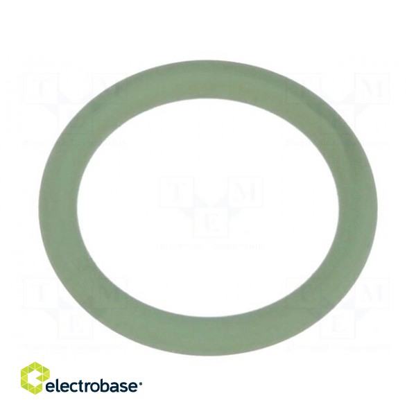 O-ring gasket | FPM | Thk: 1.5mm | Øint: 10mm | PG7 | green | -40÷200°C
