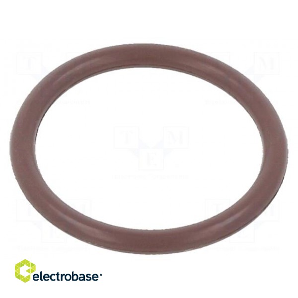O-ring gasket | FPM | Thk: 1.5mm | Øint: 13mm | brown | -20÷200°C