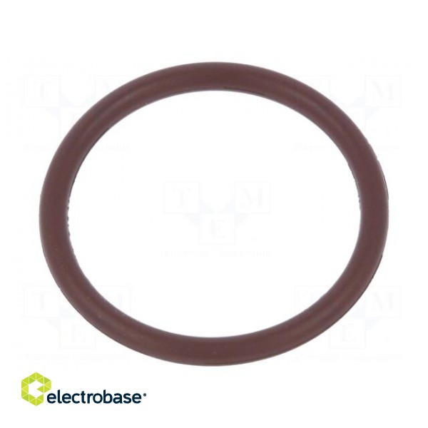 O-ring gasket | FPM | Thk: 1.5mm | Øint: 15mm | brown | -20÷200°C
