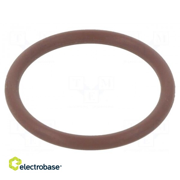 O-ring gasket | FPM | Thk: 2.5mm | Øint: 24mm | brown | -20÷200°C