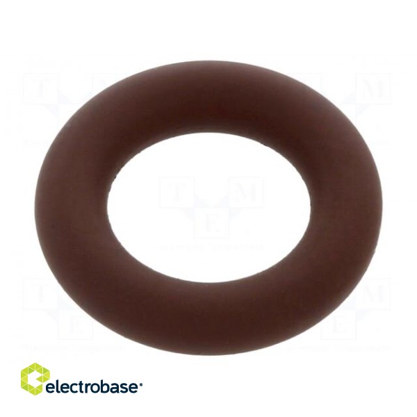 O-ring gasket | FPM | Thk: 2.5mm | Øint: 7mm | brown | -20÷200°C