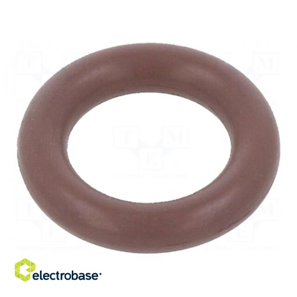 O-ring gasket | FPM | Thk: 2.5mm | Øint: 8mm | brown | -20÷200°C