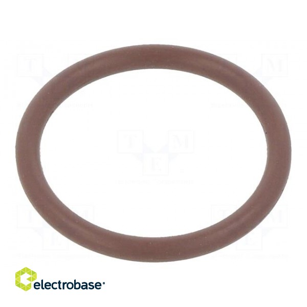 O-ring gasket | FPM | Thk: 2mm | Øint: 18mm | brown | -20÷200°C