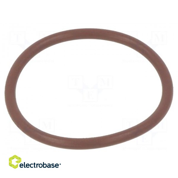 O-ring gasket | FPM | Thk: 2mm | Øint: 25mm | brown | -20÷200°C