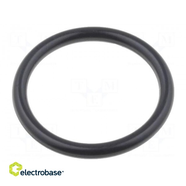 O-ring gasket | NBR rubber | Thk: 1.5mm | Øint: 13mm | PG9 | black