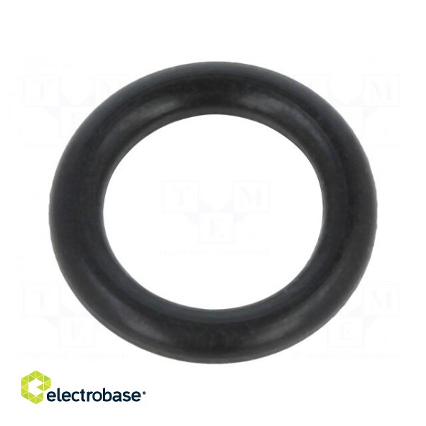 O-ring gasket | NBR rubber | Thk: 1.5mm | Øint: 6mm | black | -30÷100°C