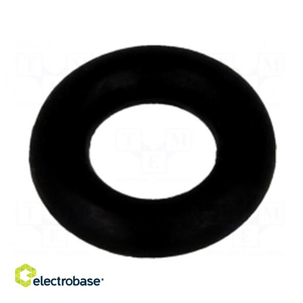 O-ring gasket | NBR rubber | Thk: 1.78mm | Øint: 3.6mm | black
