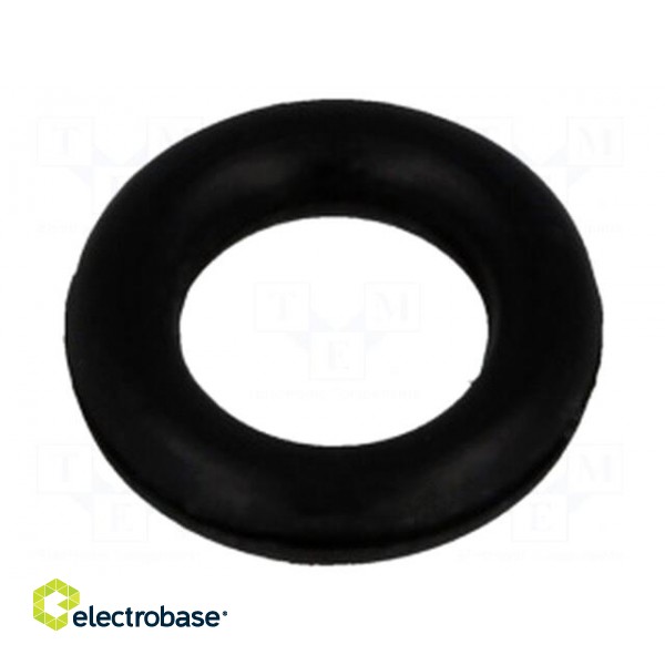 O-ring gasket | NBR rubber | Thk: 1.78mm | Øint: 4.6mm | black