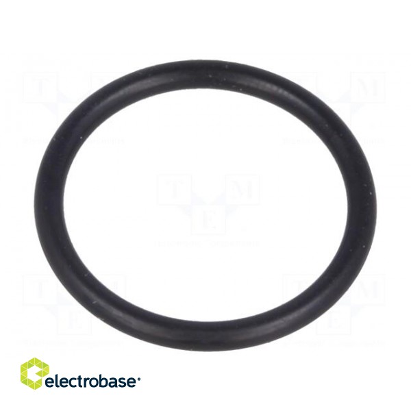 O-ring gasket | NBR rubber | Thk: 1.8mm | Øint: 17mm | PG13,5 | black