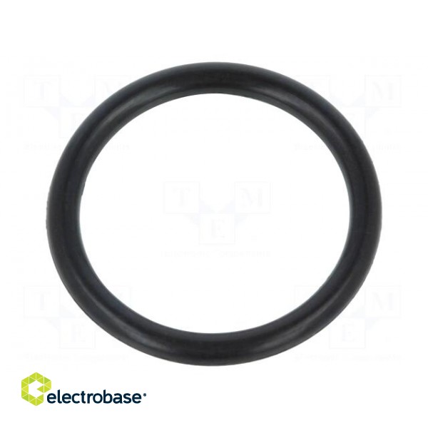 O-ring gasket | NBR rubber | Thk: 2mm | Øint: 16mm | black | -30÷100°C