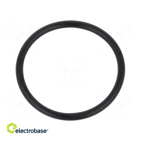 O-ring gasket | NBR rubber | Thk: 2mm | Øint: 25mm | black | -30÷100°C