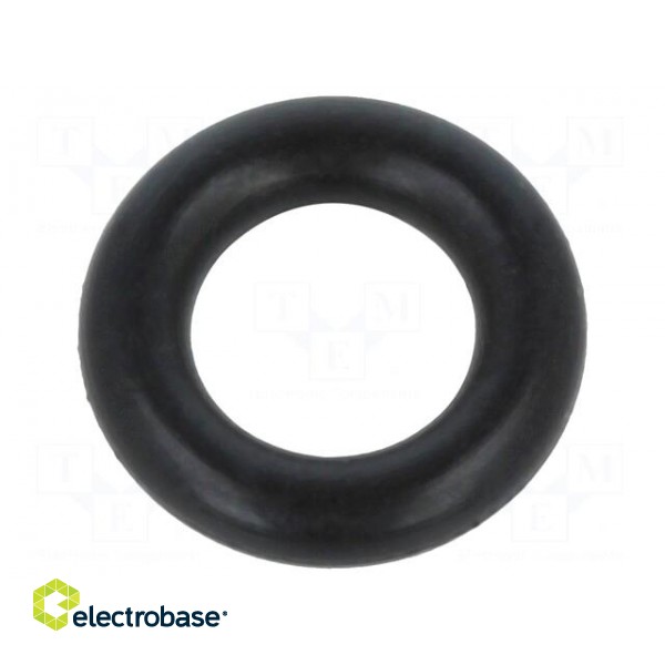O-ring gasket | NBR rubber | Thk: 2mm | Øint: 5mm | black | -30÷100°C