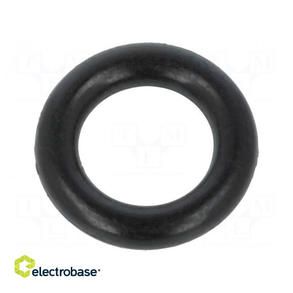 O-ring gasket | NBR rubber | Thk: 2mm | Øint: 6mm | black | -30÷100°C