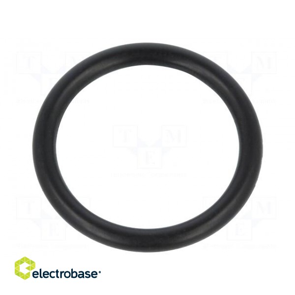 O-ring gasket | NBR rubber | Thk: 3mm | Øint: 23mm | black | -30÷100°C