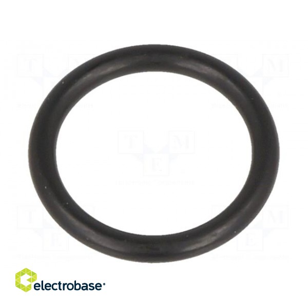 O-ring gasket | NBR rubber | Thk: 2mm | Øint: 13mm | NPT3/8" | black