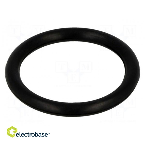 O-ring gasket | NBR rubber | Thk: 3.5mm | Øint: 25.2mm | black