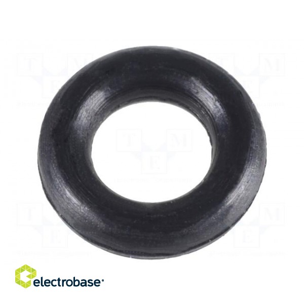 O-ring gasket | NBR rubber | Thk: 1mm | Øint: 2mm | black