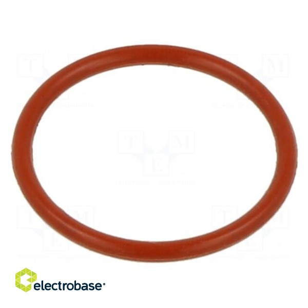 O-ring gasket | silicone | Thk: 2.4mm | Øint: 5.3mm | red | -60÷160°C