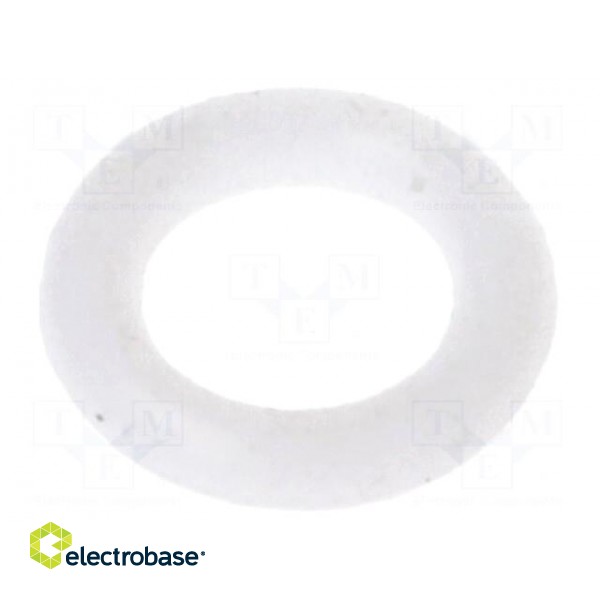 O-ring gasket | silicone | Thk: 1mm | Øint: 3mm | white | -60÷160°C