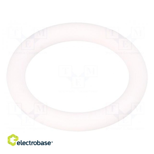 O-ring gasket | silicone | Thk: 4mm | Øint: 22mm | white | -60÷160°C