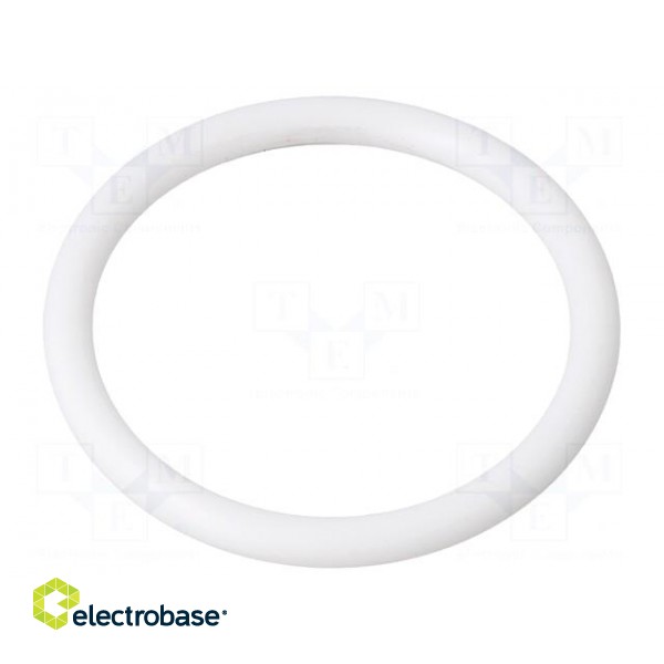 O-ring gasket | silicone | Thk: 4mm | Øint: 38mm | white | -60÷160°C